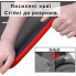 Килимок для йоги та фітнесу WCG ComfortLine NBR 10mm із захисним кантом та розміткою (чорний) 