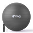 М’яч для фітнесу WCG Balance Pro 75 см Anti-Burst до 500 кг з насосом, фітбол для йоги, пілатесу та вагітних, графітовий