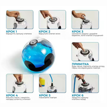 Сумка для тренувань WCG Water Ball - аквамішок 30×42 см, до 15 кг