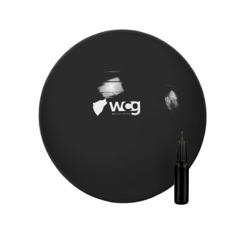 М'яч для фітнесу (фітбол) WCG 85 Anti-Burst 300 кг Графіт