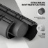Масажний ролик WCG K3 Premium Foam Roller 42 см, чорний, 3D рельєф, EVA, до 200 кг 