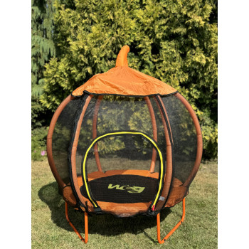 Дитячий батут із захисною сіткою WCG Pumpkin