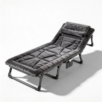 Раскладная кровать шезлонг WCG FB-S26-PV + матрас и подушка