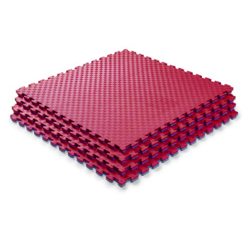Мат-татами (Мат-пазл ласточкин хвост) WCG EVA 100х100х2 cm Красно-синий