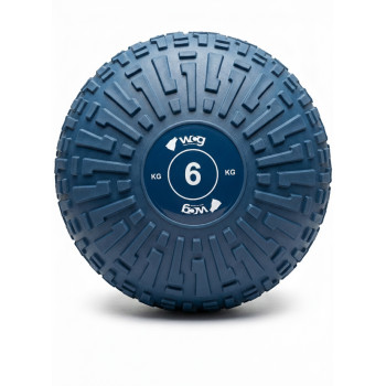 Слэмбол 6 кг — профессиональный ударный мяч без отскока для силовых и функциональных тренировок