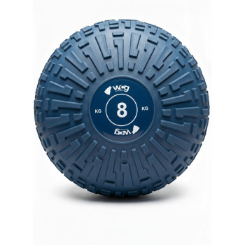 Слэмбол 8 кг — профессиональный ударный мяч без отскока для силовых и функциональных тренировок