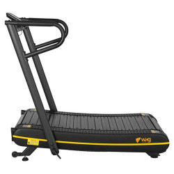 Механическая беговая дорожка WCG HS-010 Складная  без электропитания домашняя  с дисплеем на Скорость Время Дистанцию и Калории с нагрузкой до 150 кг Черный Бесплатная доставка