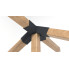 Кронштейн для з’єднання 3 брусів 100×100 мм | З’єднання 120° (прохідна модель) 