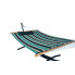 Гамак із планкою Siesta Green XXL 200х150 WCG Стеганна тканина + подушка