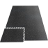 Мат-пазли DualMat 60×60×1,2 (чорний/сині вкраплення) — комплект 6 шт 