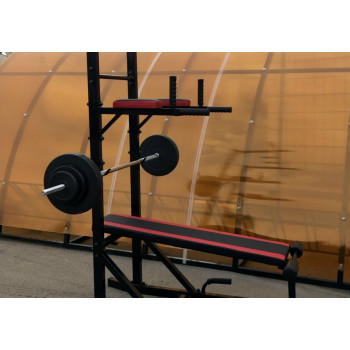 Штанга RN-Sport на 50 кг + Перчатки. ABS покриття дисків