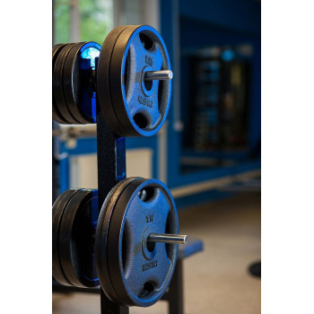 Олімпійська, металева штанга RN-Sport Quatro 78 кг (2х15, 2х10, 2х5, 2х2.5 + гриф 1.8 м)