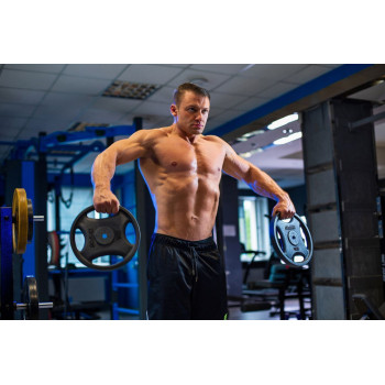 Диск RN-Sport 20 кг під гриф Ø25мм для штанги з Quatro хватом
