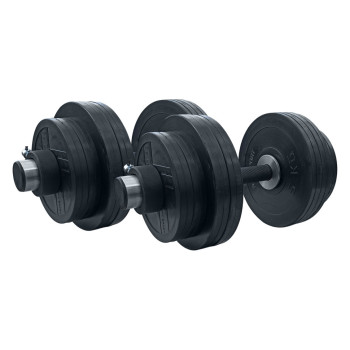 Гантелі гумові олімпійські RN-Sport (2 шт) по 36 кг.