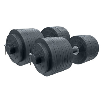 Гантелі гумові олімпійські RN-Sport (2 шт) по 72 кг.