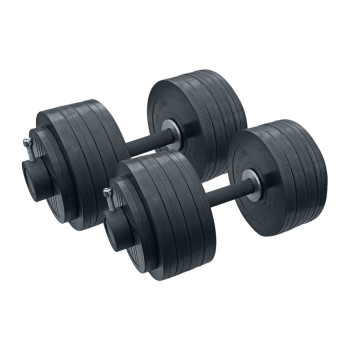 Гантелі гумові олімпійські RN-Sport (2 шт) по 51 кг.