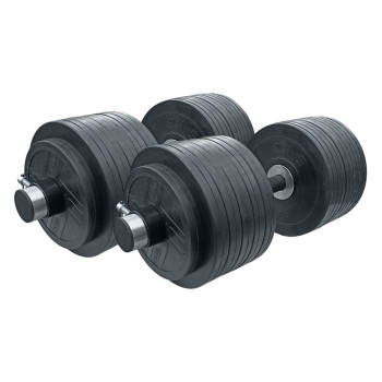 Гантелі гумові олімпійські RN-Sport (2 шт) по 62 кг.