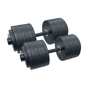 Гантелі гумові олімпійські RN-Sport (2 шт) по 72 кг.