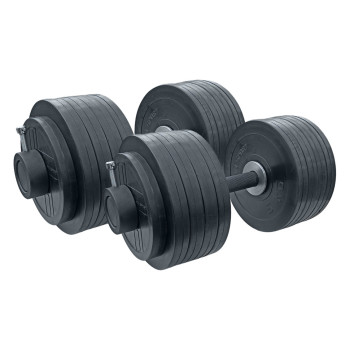 Гантелі гумові олімпійські RN-Sport (2 шт) по 51 кг.