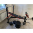 Скидка! Лава для жиму ReadMeBlack + 4 грифи, 100 кг дисків RN-Sport RMB-100