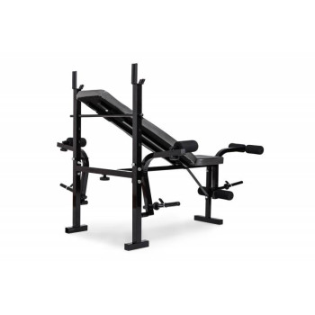 100 кг дисків + 4 грифі + лава для жиму складана RN-Sport