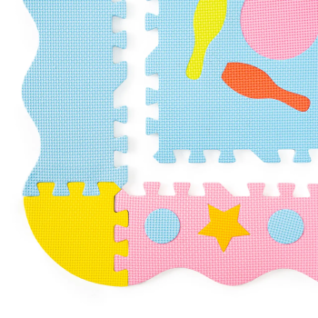 Дитячий коврик-пазл з бортиками Toys 30x30 WCG EVA - 25 частин