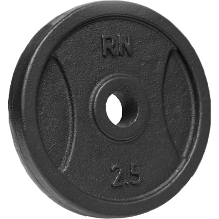 Металевий диск RN-Sport 2.5 кг для гантелі (штанги) під гриф Ø 25 мм (RN_quatro2,5)