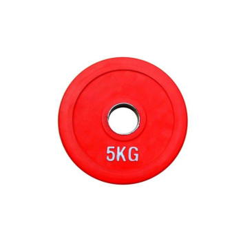 Штанга гумова з кольоровими дисками на 145 кг RN-Sport (alex_145)