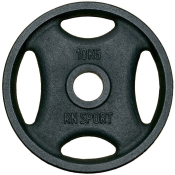 Диск RN-Sport металевий 10 кг Ø51 мм для штанги з хватом Quatro (RN_quatro 10-51)