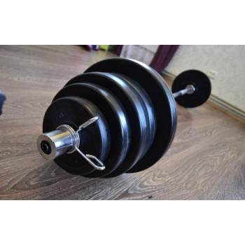 Штанга RN-Sport (PlastOlimp120) 120 кг олімпійська з протиударним покриттям