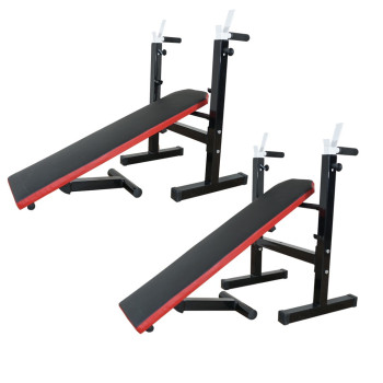 Лава для жиму зі стійками та бруси Прем PREMIUM А415 Hardcore GYM BLACK RED Максимальне навантаження 250 кг EXCLUSIVE!