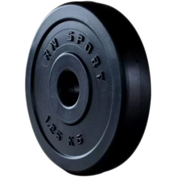 Штанга розбірна RN-Sport 65 кг з покриттям ABS (BB-65) з прямим грифом.
