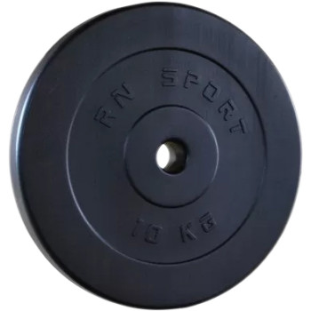 Штанга розбірна RN-Sport 65 кг з покриттям ABS (BB-65) з прямим грифом.