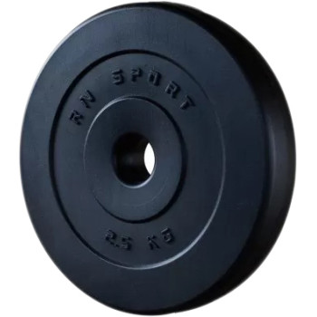 Штанга розбірна RN-Sport 75 кг з покриттям ABS (BB-75) з хромованим грифом.