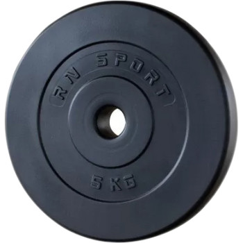 Штанга розбірна RN-Sport 75 кг з покриттям ABS (BB-75) з хромованим грифом.